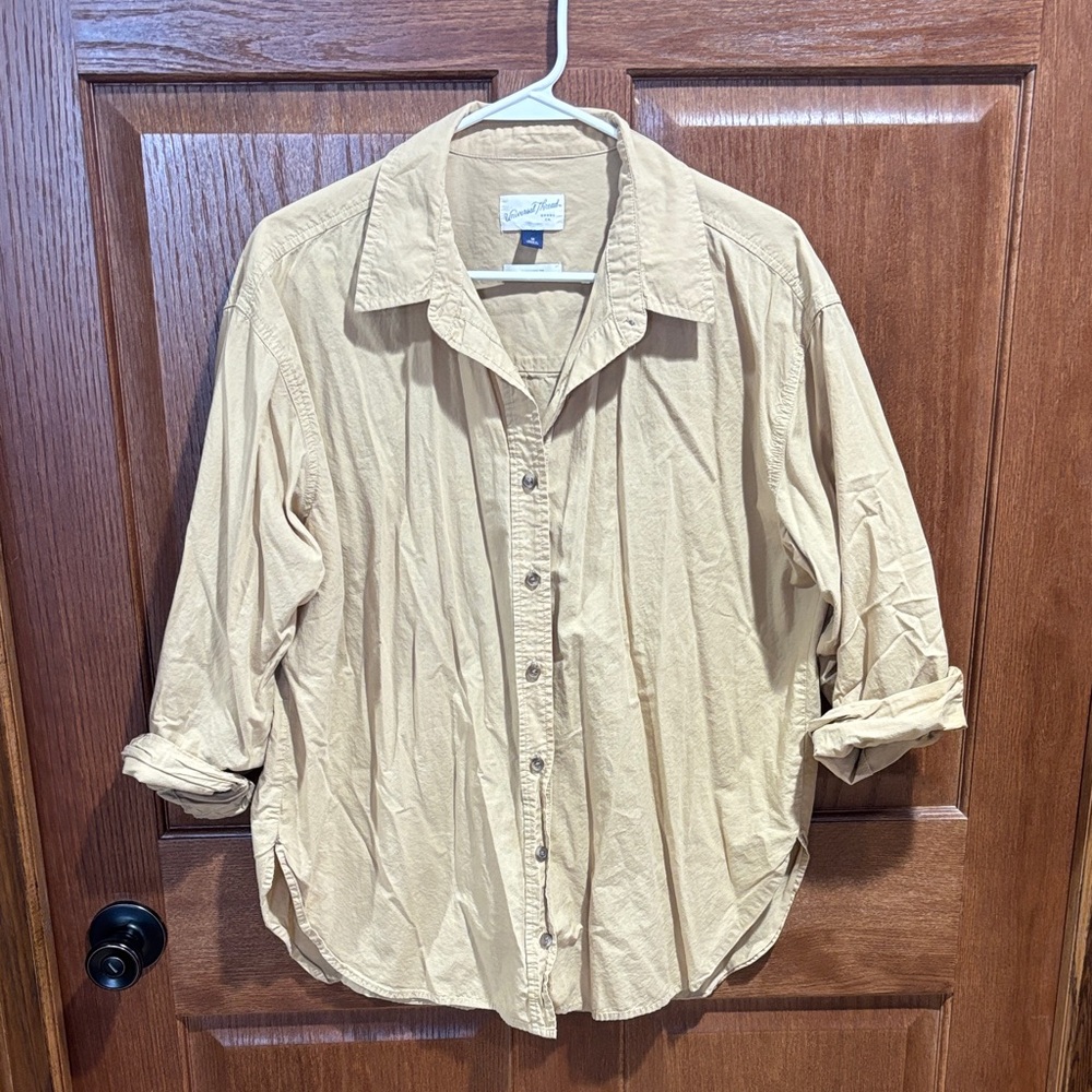 Universal Thread Tan Button Down Shirt